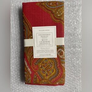 Williams-Sonoma Engineered Paisley Napkins